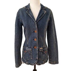 LEVI'S DENIM BLAZER STYLE JACKET SIZE SMALL